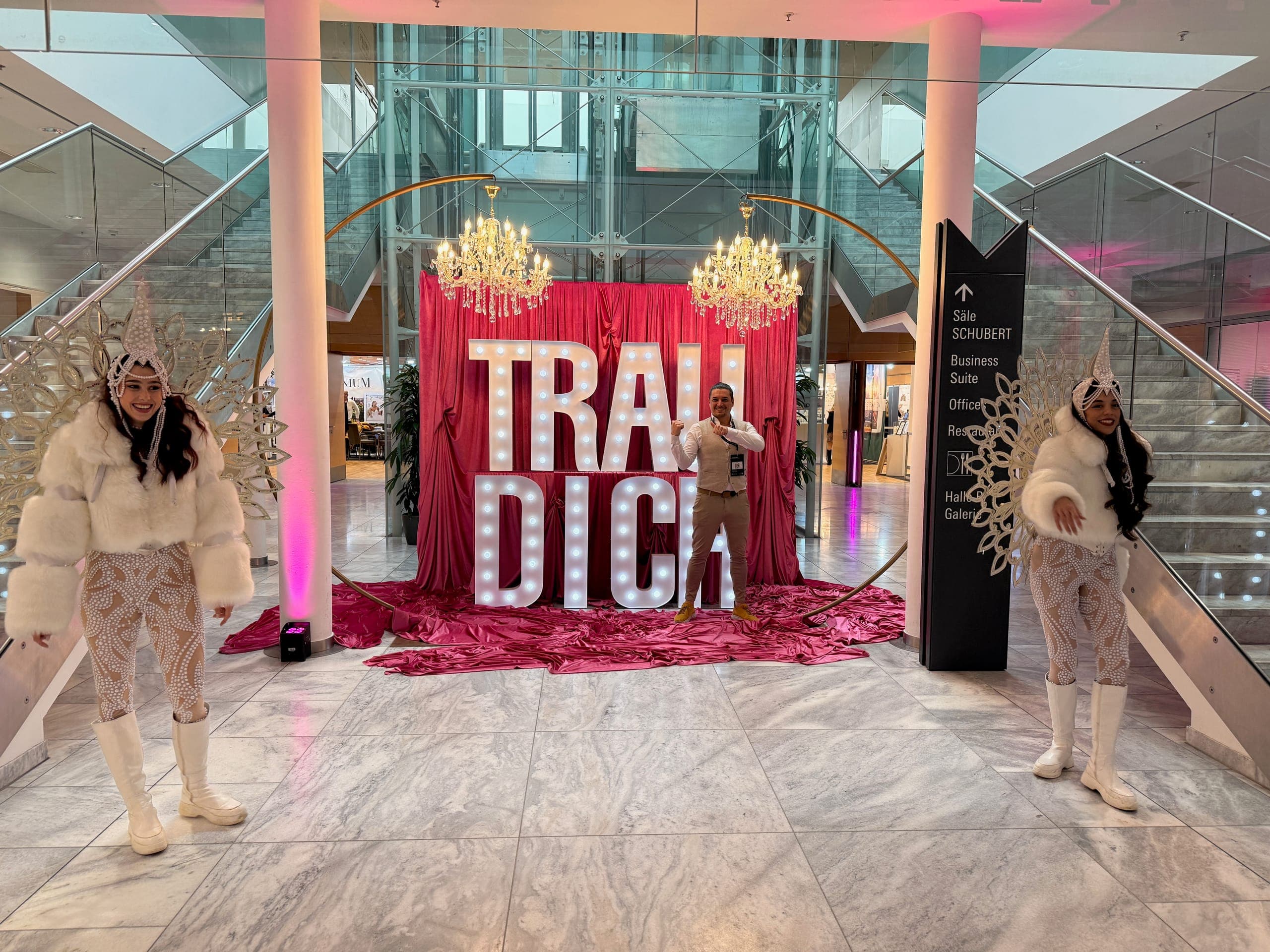 Steve Manera auf der Hochzeitsmesse „Trau Dich“ in Wien