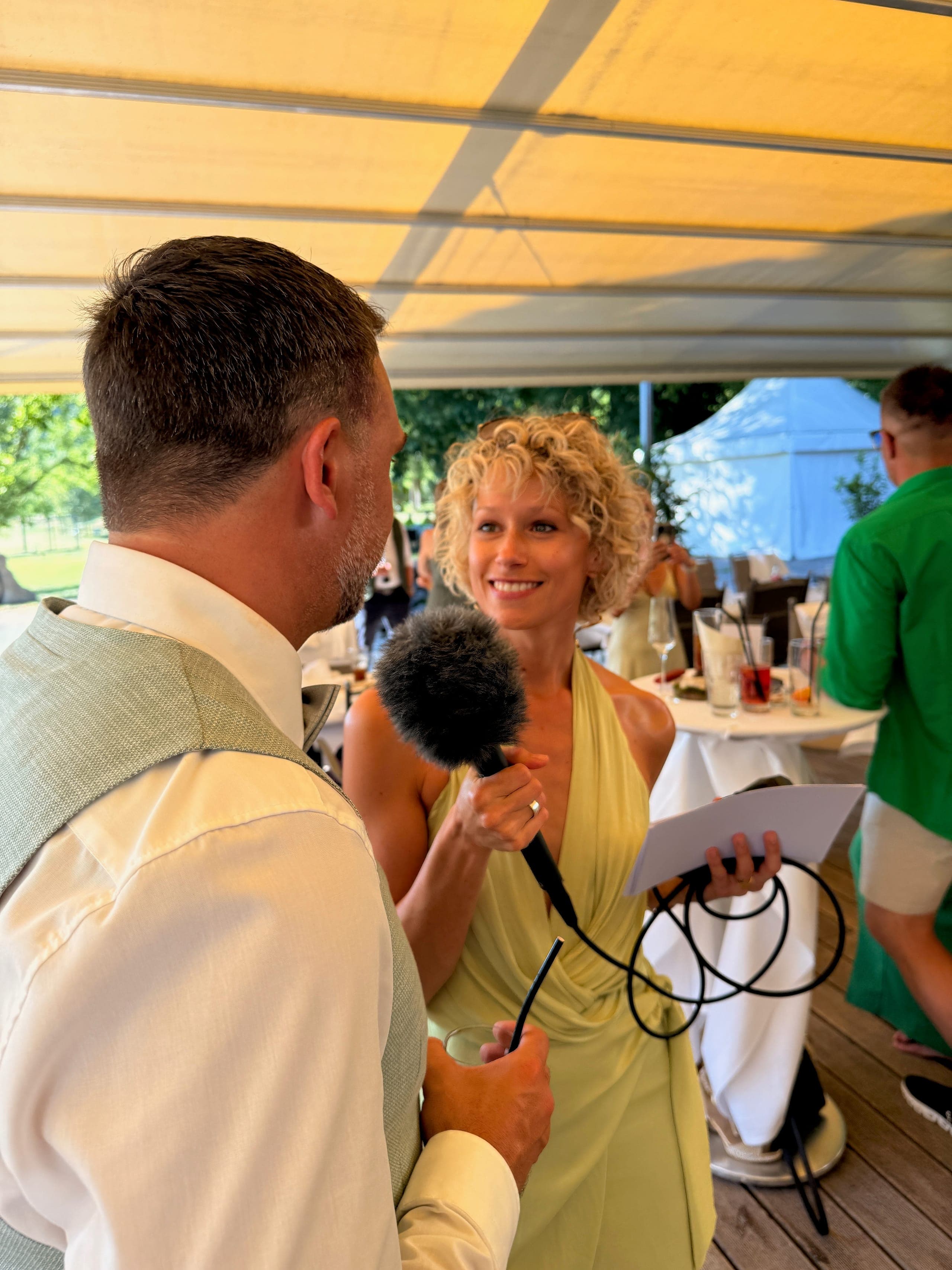 Der Bräutigam im Voices-of-Love-Interview mit Tanita